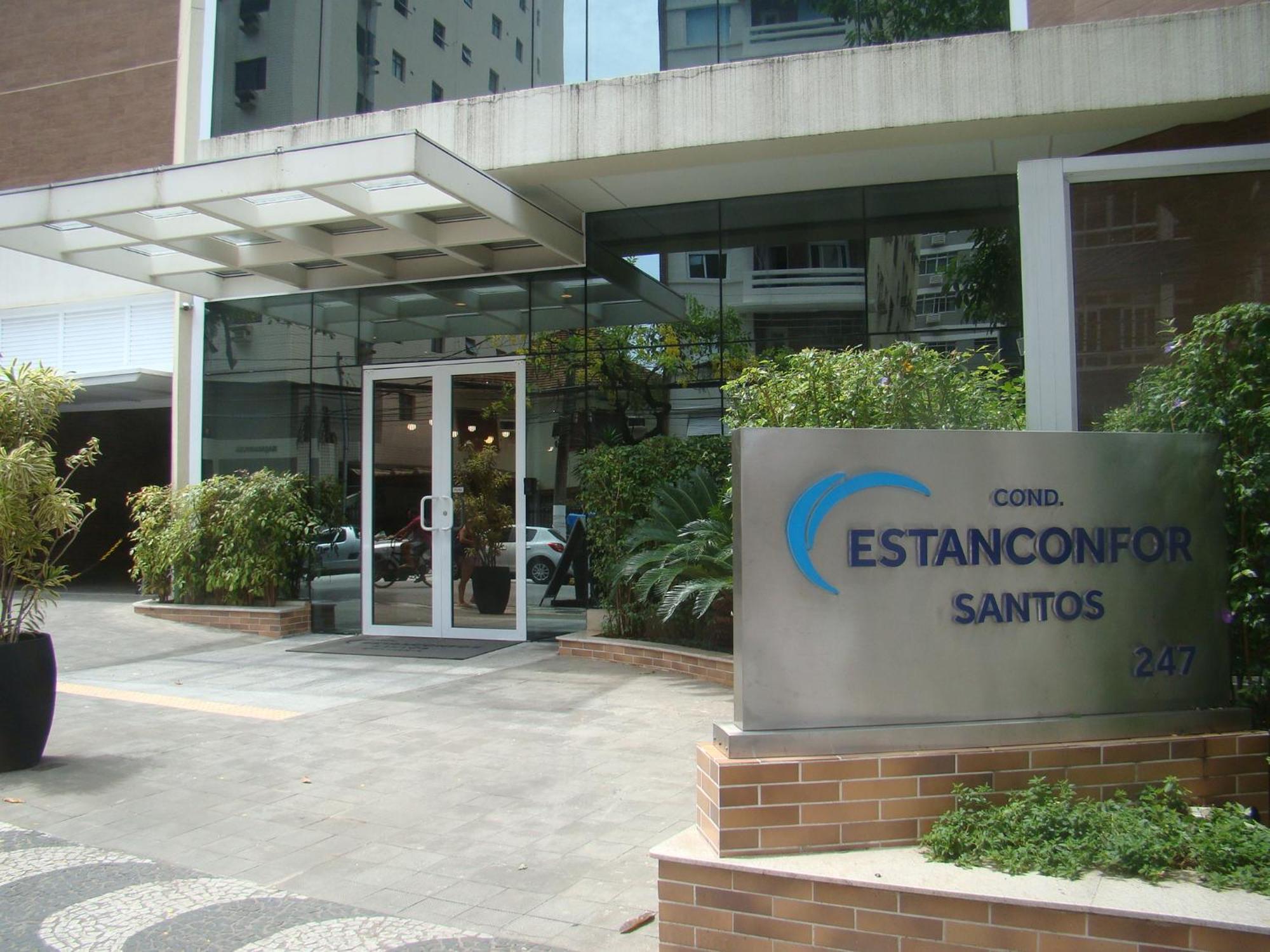 Book Santos Estanconfor 905 Charmoso Ap Executivo Quadra Praia Eksteriør bilde